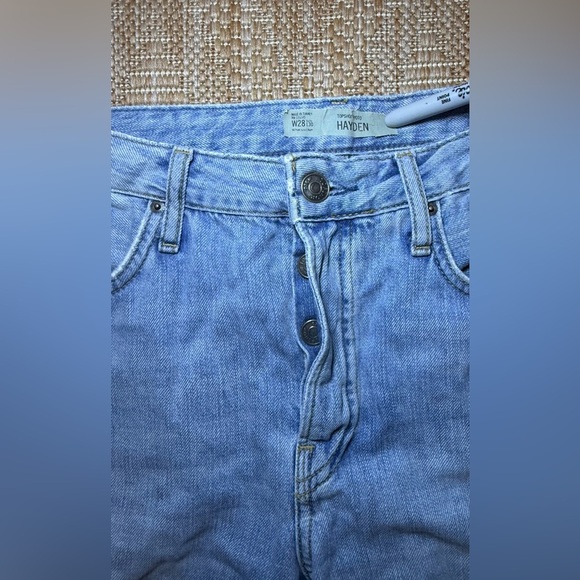 Topshop Moto Hayden Light Wash Ripped Denim Jeans,Women's W28,L30 - Picture 3 of 8